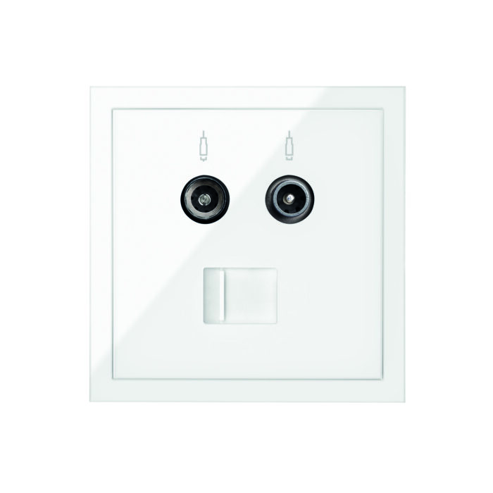 Zestaw 1-krotny RTV-SAT + RJ45