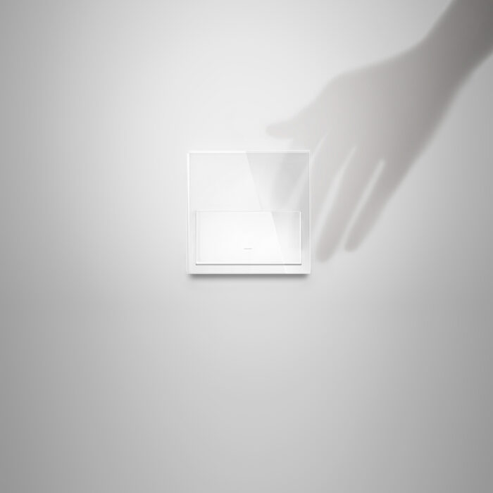 Zestaw 1-krotny łącznik, biały