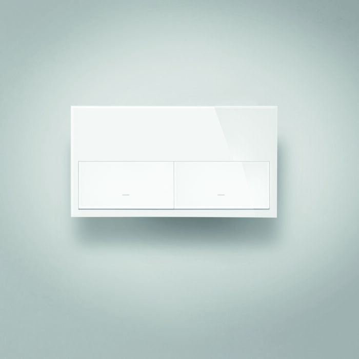 Zestaw 2-krotny 2 łączniki, biały