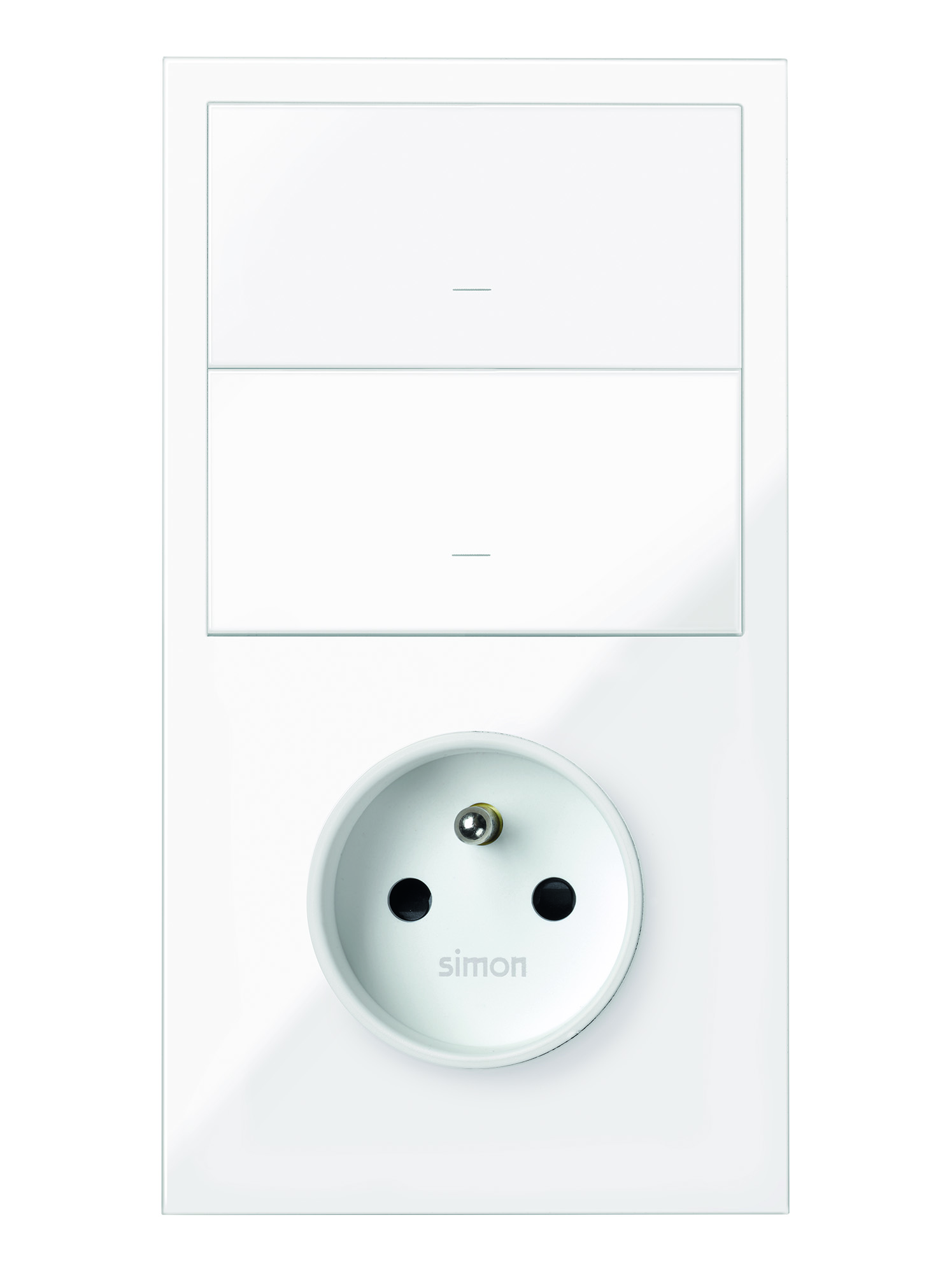 Zestaw 2-krotny gniazdo zasilające + 2 łączniki