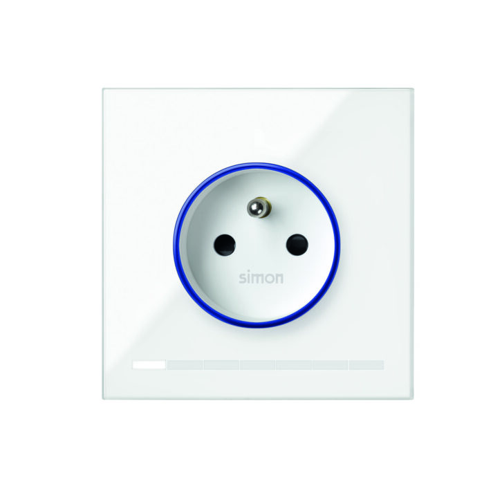 Zestaw - gniazdo iO, bialy